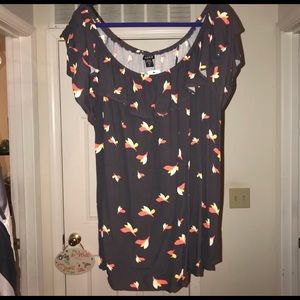 Ruffle off the shoulder top by Torrid plus size